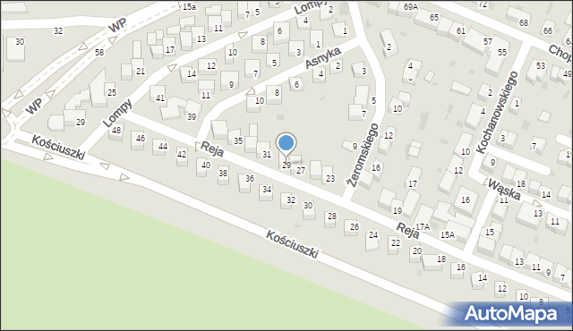 Głogów, Reja Mikołaja, 29, mapa Głogów