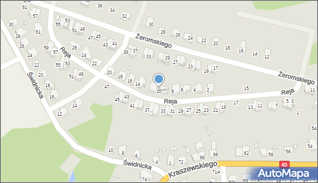 Głuchołazy, Reja Mikołaja, 10, mapa Głuchołazy