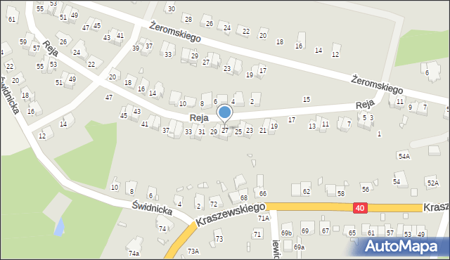 Głuchołazy, Reja Mikołaja, 27, mapa Głuchołazy