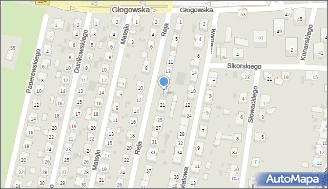 Góra, Reja Mikołaja, 19, mapa Góra