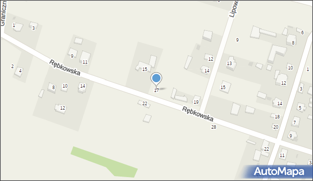 Górki, Rębkowska, 17, mapa Górki