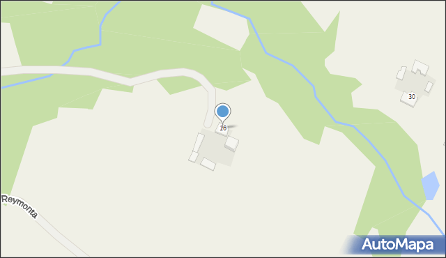Górzno, Reymonta Władysława, 16, mapa Górzno