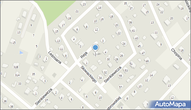 Gorzyce, Reja Mikołaja, 2, mapa Gorzyce