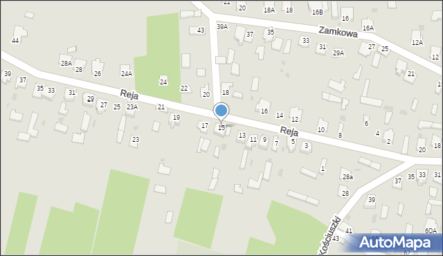 Gowarczów, Reja Mikołaja, 15, mapa Gowarczów