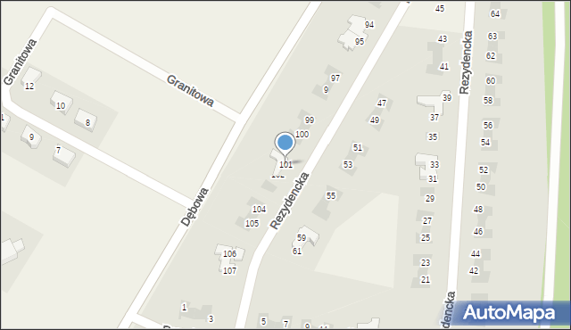 Grzepnica, Rezydencka, 101, mapa Grzepnica
