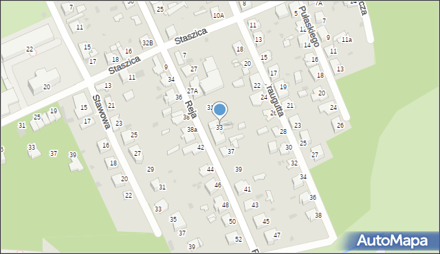 Jaworzno, Reja Mikołaja, 33, mapa Jaworzno