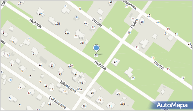 Józefów, Rejtana Tadeusza, 24, mapa Józefów