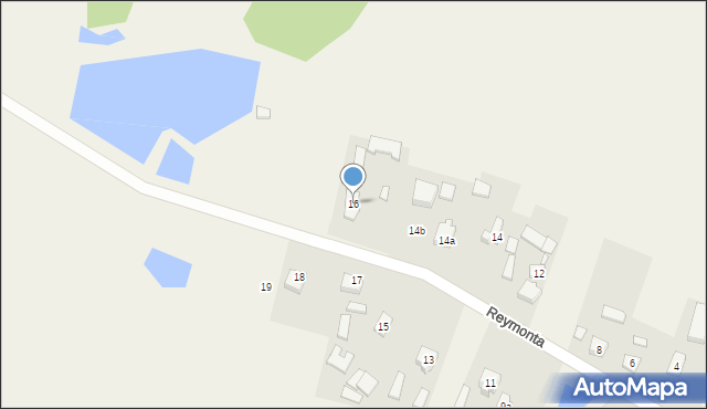 Karsznice, Reymonta Władysława, 16, mapa Karsznice