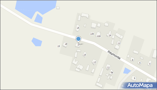 Karsznice, Reymonta Władysława, 17, mapa Karsznice