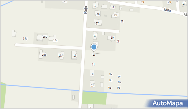 Kąty, Reja Mikołaja, 13, mapa Kąty