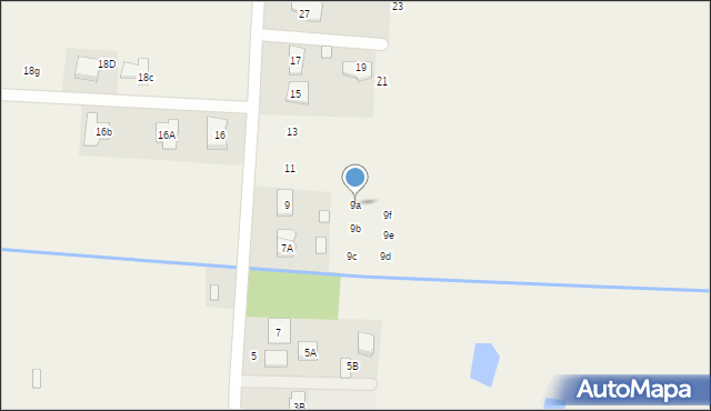 Kąty, Reja Mikołaja, 9a, mapa Kąty