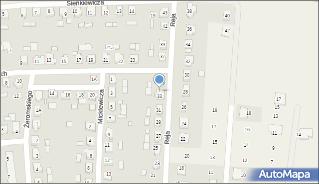 Kaźmierz, Reja Mikołaja, 33b, mapa Kaźmierz