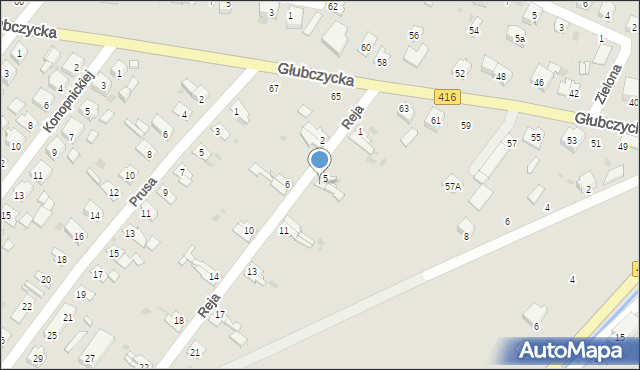 Kietrz, Reja Mikołaja, 7, mapa Kietrz