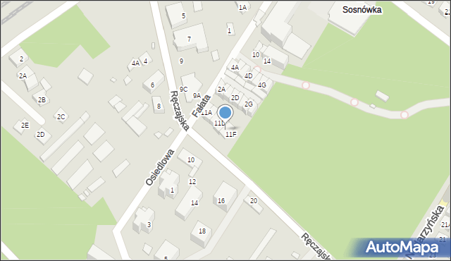 Kobyłka, Ręczajska, 11E, mapa Kobyłka