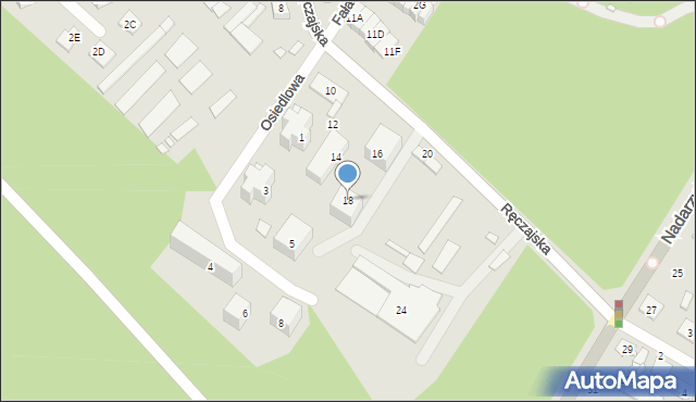 Kobyłka, Ręczajska, 18, mapa Kobyłka