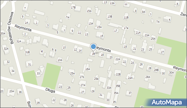 Kobyłka, Reymonta Władysława, 16, mapa Kobyłka