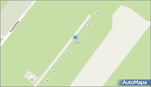 Kolonia Mrokowska, Rejonowa, 34t, mapa Kolonia Mrokowska