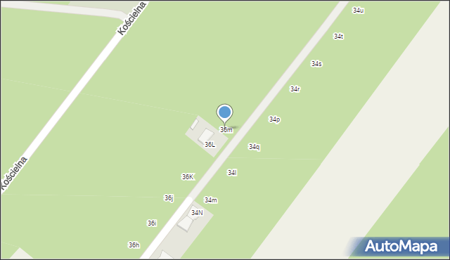 Kolonia Mrokowska, Rejonowa, 36m, mapa Kolonia Mrokowska