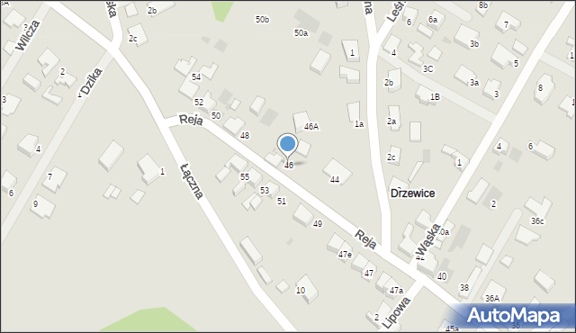 Kostrzyn nad Odrą, Reja Mikołaja, 46, mapa Kostrzyn nad Odrą