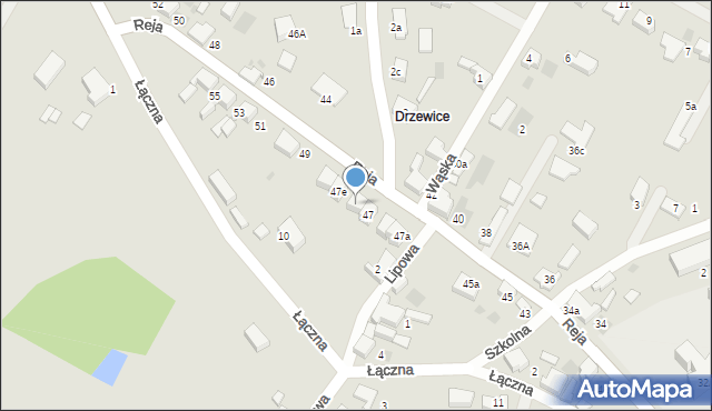 Kostrzyn nad Odrą, Reja Mikołaja, 47d, mapa Kostrzyn nad Odrą