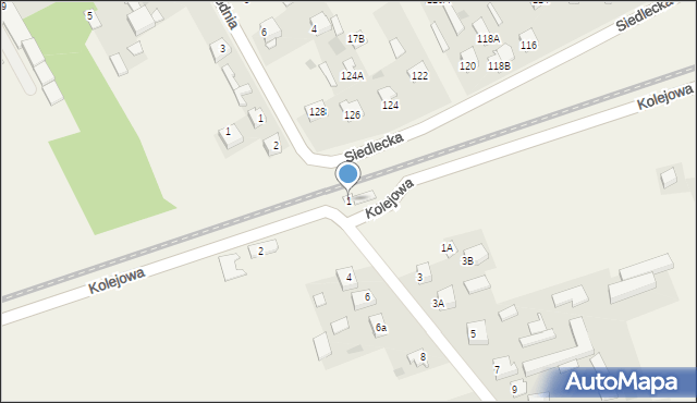 Kotuń, Reymonta Władysława, 1, mapa Kotuń