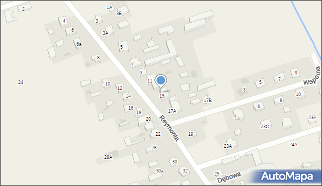 Kotuń, Reymonta Władysława, 15A, mapa Kotuń