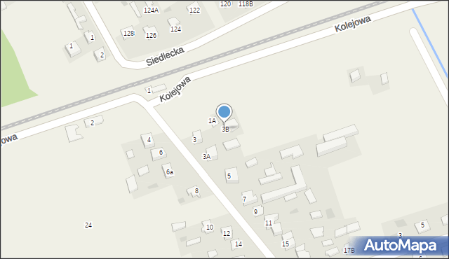 Kotuń, Reymonta Władysława, 3B, mapa Kotuń