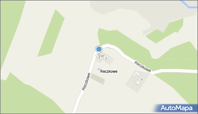 Krzykawka, Reczkowe, 2a, mapa Krzykawka