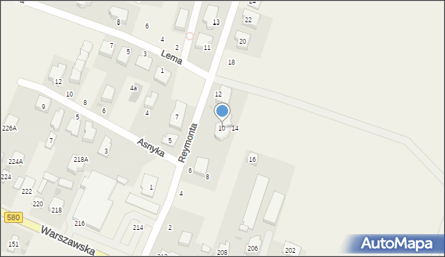 Latchorzew, Reymonta Władysława, 10, mapa Latchorzew