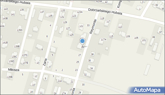 Latchorzew, Reymonta Władysława, 29, mapa Latchorzew