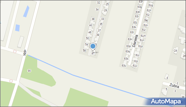 Lesznowola, Renifera Rudolfa, 47, mapa Lesznowola