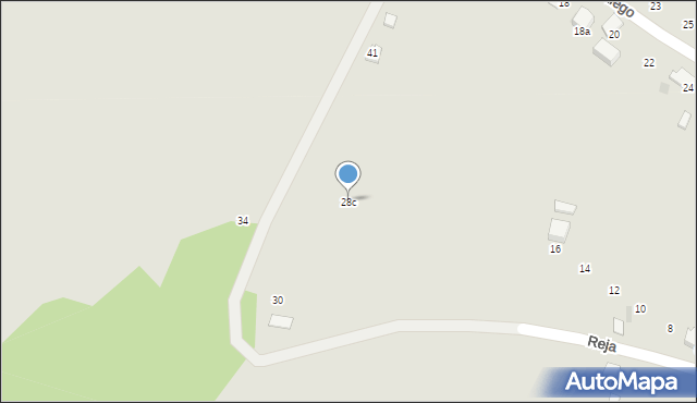 Libiąż, Reja Mikołaja, 28c, mapa Libiąż
