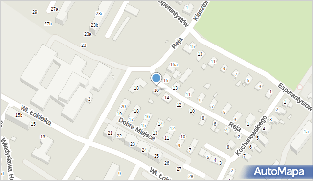Lubań, Reja Mikołaja, 16, mapa Lubań