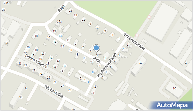 Lubań, Reja Mikołaja, 3, mapa Lubań