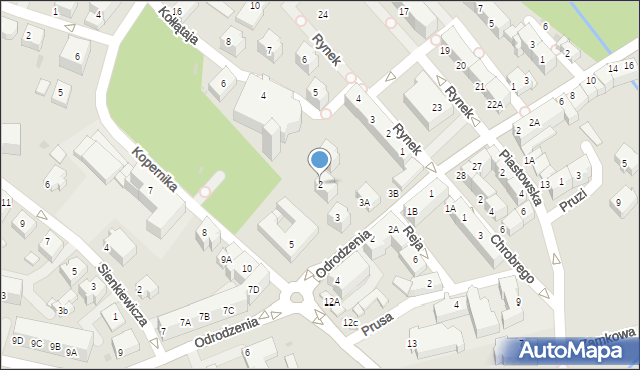 Lubin, Reja Mikołaja, 2, mapa Lubin