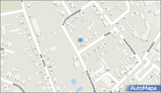 Lubraniec, Reja Mikołaja, 1, mapa Lubraniec