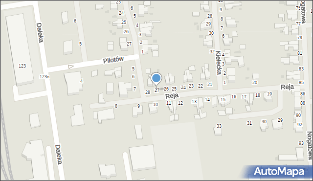 Malbork, Reja Mikołaja, 27, mapa Malborka