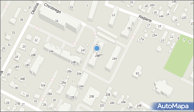 Marki, Rejtana Tadeusza, 19B, mapa Marki