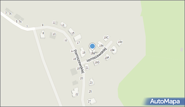 Międzychód, Remiszewskiej Teresy, 19a, mapa Międzychód