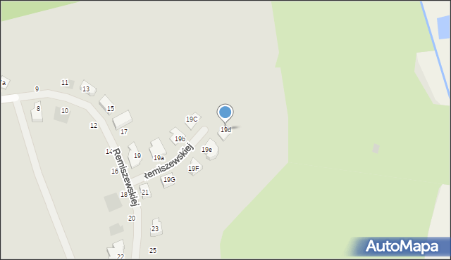 Międzychód, Remiszewskiej Teresy, 19d, mapa Międzychód