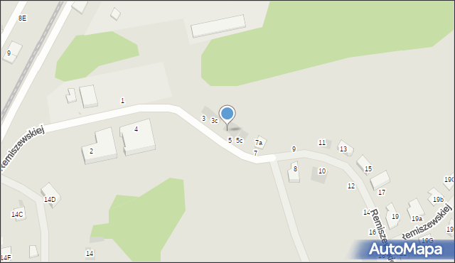 Międzychód, Remiszewskiej Teresy, 5a, mapa Międzychód