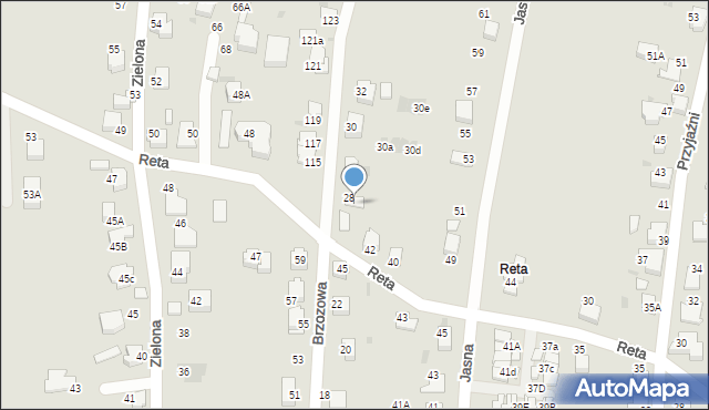 Mikołów, Reta, 44, mapa Mikołów