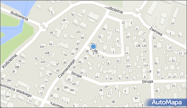 Mińsk Mazowiecki, Reja Mikołaja, 2, mapa Mińsk Mazowiecki