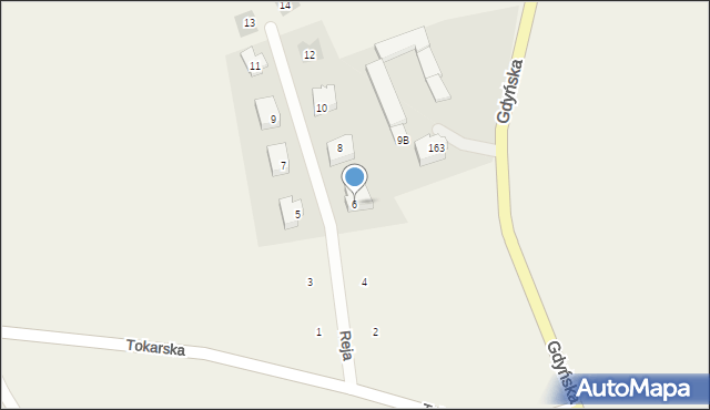 Miszewo, Reja Mikołaja, 6, mapa Miszewo