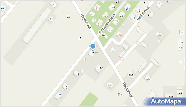 Mroków, Rejonowa, 15, mapa Mroków