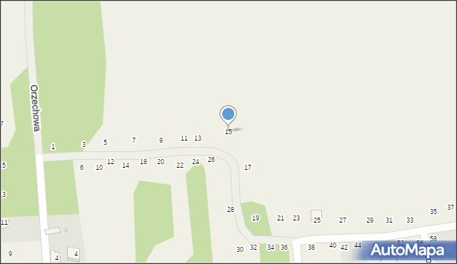 Mysłów, Rędzińska, 15, mapa Mysłów