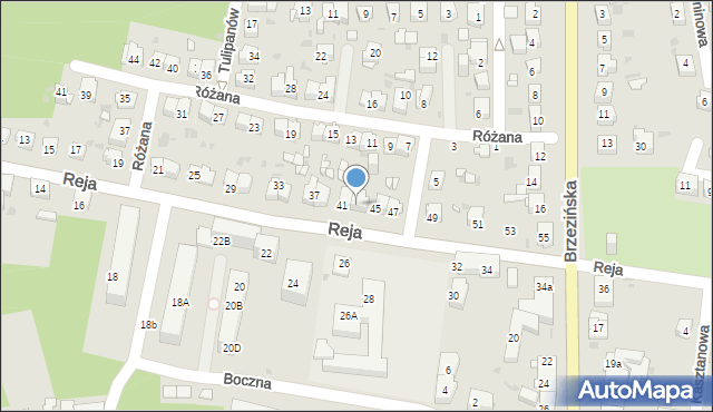 Mysłowice, Reja Mikołaja, 43, mapa Mysłowice