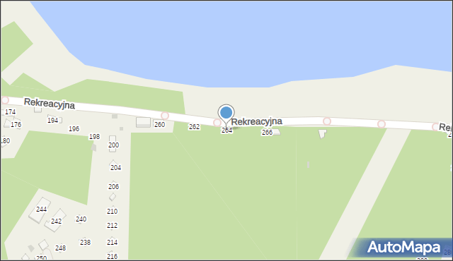 Nakło Śląskie, Rekreacyjna, 264, mapa Nakło Śląskie