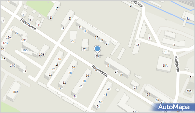 Namysłów, Reymonta Władysława, 29, mapa Namysłów