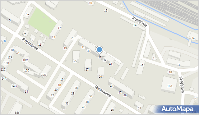 Namysłów, Reymonta Władysława, 37, mapa Namysłów